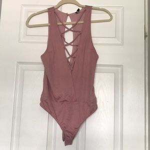 NWOT Mauve Bodysuit